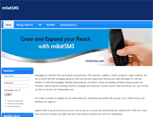 Tablet Screenshot of milatsms.com